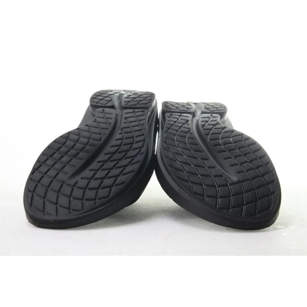 Oofos OOAHH Sandals Unisex Recovery Slide Shoes Black Unisex Women's Sz 9 - Picture 11 of 12